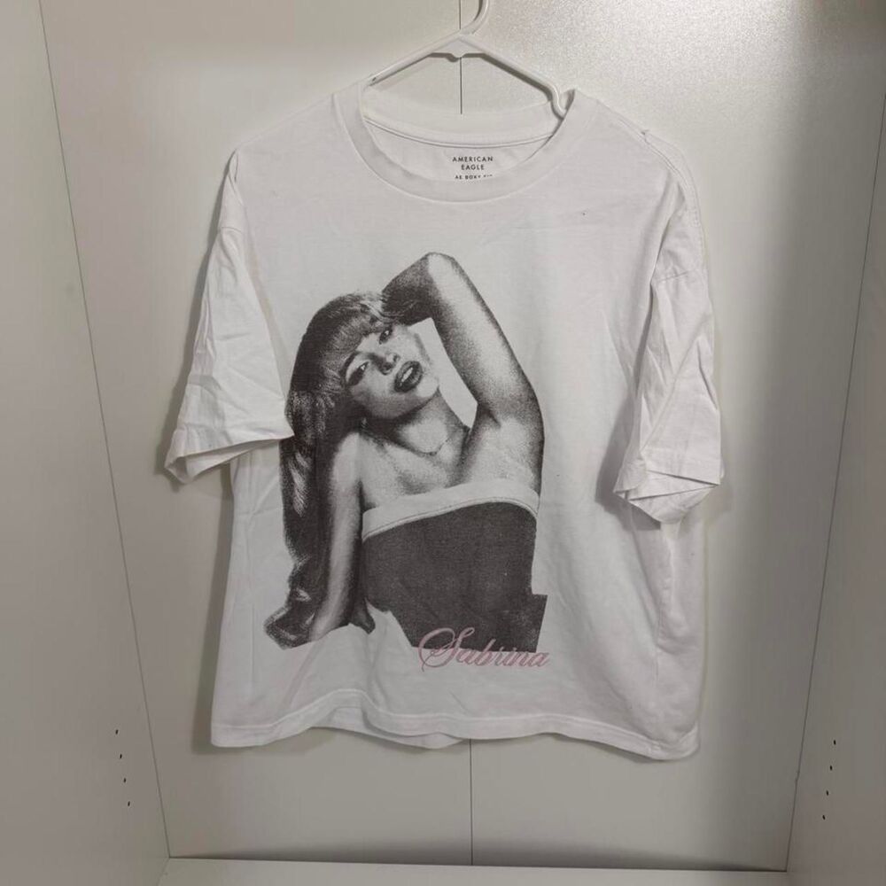 American-eagle Women's White T-shirt